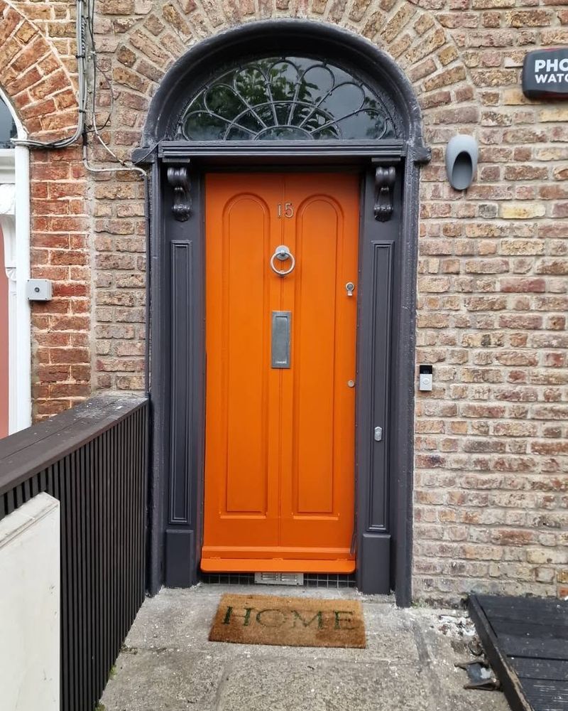Front door after restoration