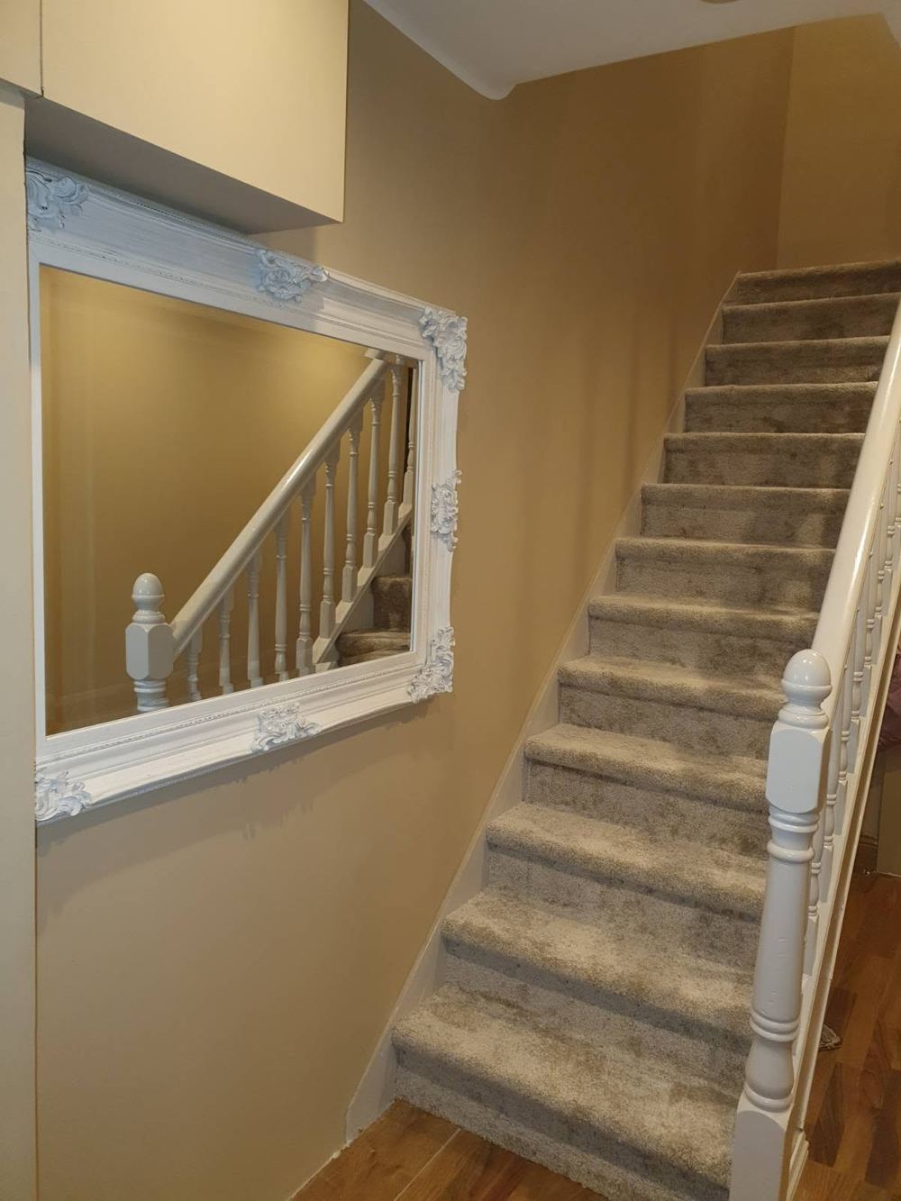 Handyman work — staircase refresh