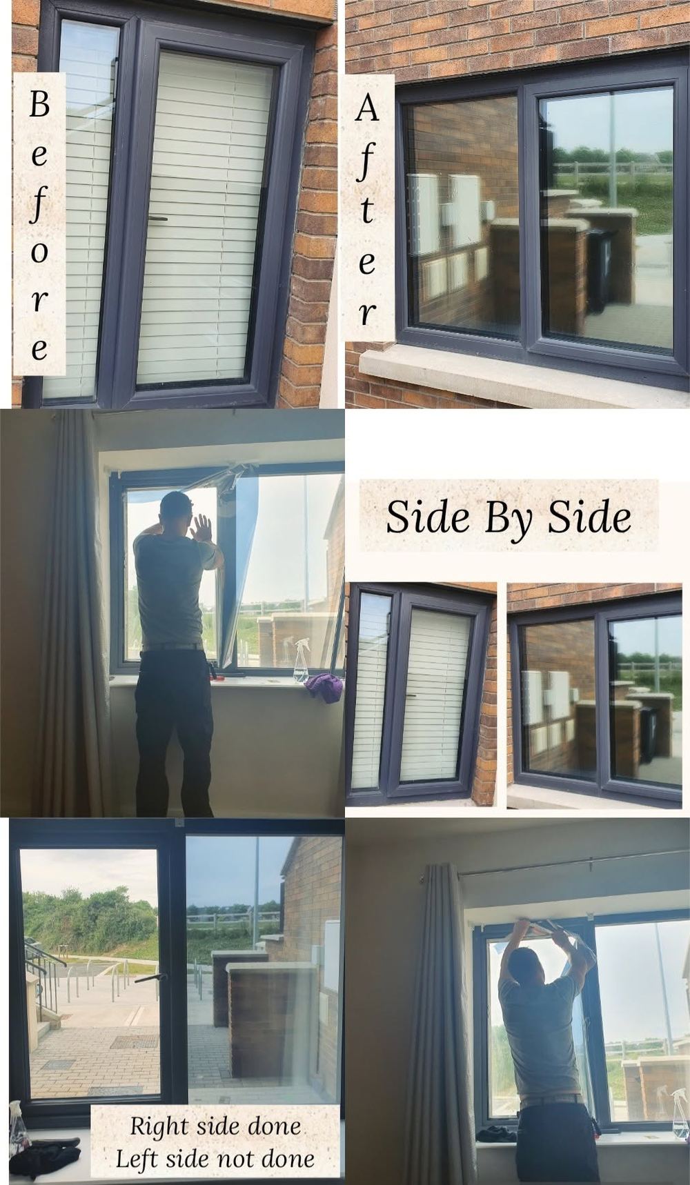Window replacement, before and after